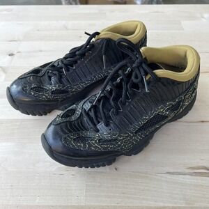 Air Jordan 11 Retro Low 2007 Black Metallic Gold 316318 071 Mens Size 7